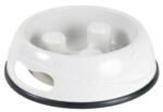 TRIXIE DOG BOWL SLOW FEED 0,9 L WHITE