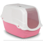 RECORD TOILET FOR CAT CLOSED PINK M