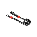 ZEEDOG LEASH BLACK SKULL SMALL