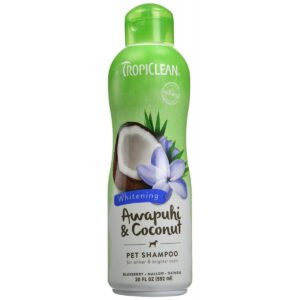 TROPICLEAN PET SHAMPOO WHITENING AWAPUHI & COCONUT 592ML