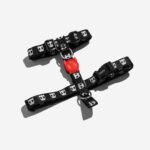 ZEEDOG HARNESS BLACK SKULL XSMALL