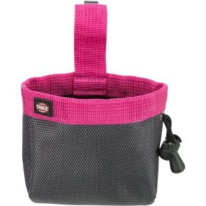 TRIXIE SNACK BAG GREY-PINK
