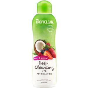 TROPICLEAN PET SHAMPOO DEEP CLEANSING BERRY & COCONUT 355ML